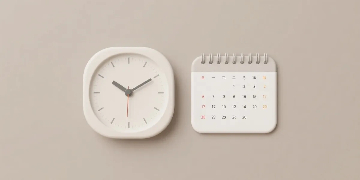 时间规划与提醒示意图