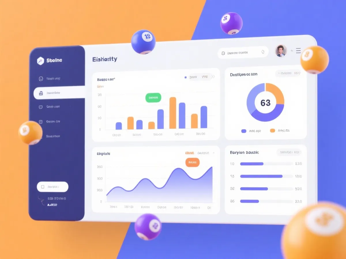 开奖数据与走势图分析界面示意图