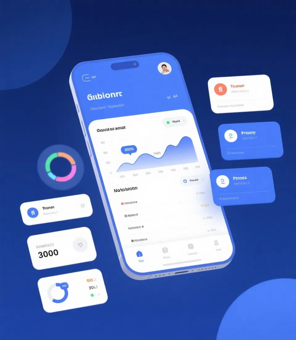 客户端走势图与开奖提醒界面示意图