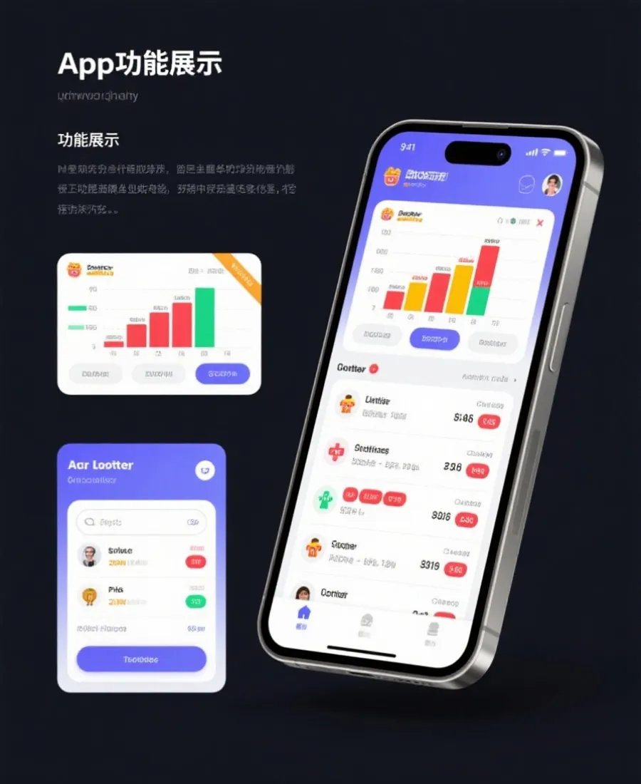 客户端功能展示示意图